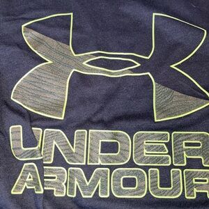 Under Armour Kids long sleeve with Neon Logo